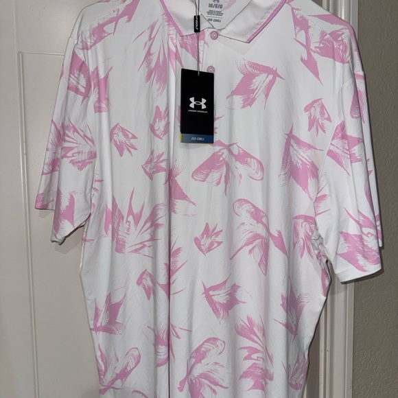 LG Other - LG Men's White and Pink Polo Shirt
NWT